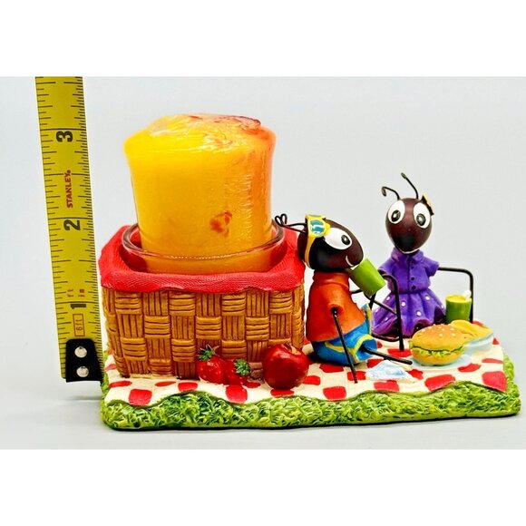 Yankee Candle Ant Picnic Summer Fruits Burger 4.5 inch Votive Holder 1190601 - Picture 9 of 10